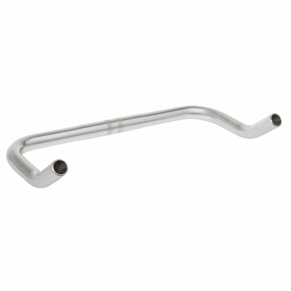 Руль TRACK/SINGLESPEED/FIXIE 400х22,2x25,4 мм алюм., серебро (5-403984)