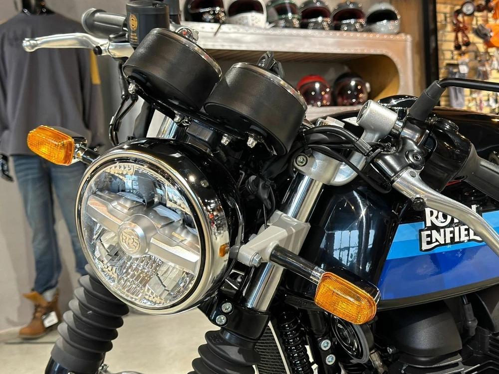 Royal Enfield Continental GT 650 Slipstream Blue (Black Alloy) 2025