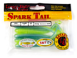 Виброхвосты съедобные LJ Pro Series Spark Tail 4,0in (10,1 см), цв. T57, 5 шт.