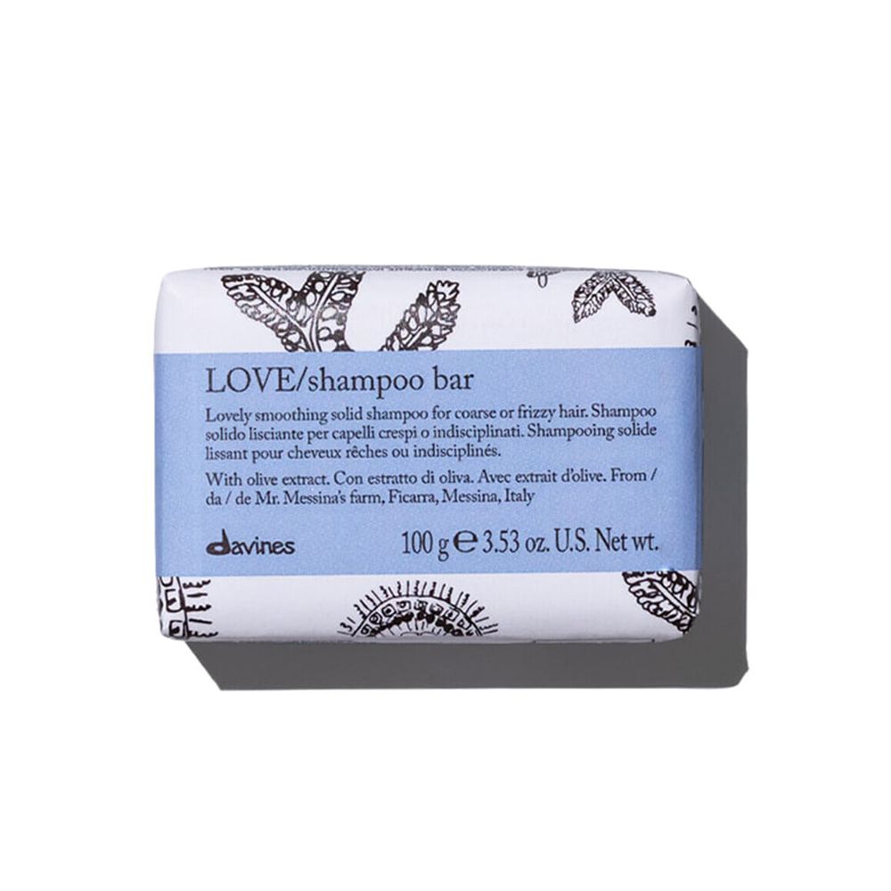 Davines LOVE SHAMPOO BAR 100гр - Твёрдый Шампунь Для Разглаживания Завитка