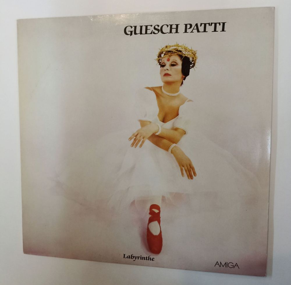 Винтажная виниловая пластинка LP Guesch Patti Labyrinthe (ГДР 1990)