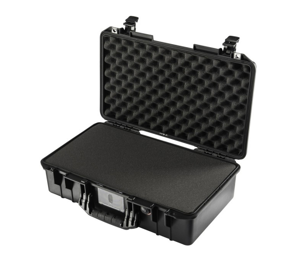 Защитный кейс Peli 1525Air WL/WF PB, с наполнением из поропласта, черный