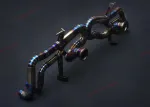 Облегченная титановая выхлопная система X-pipe для Lamborghini Huracan 2014-2020 Ламборгини Хуракан глушитель заслонки