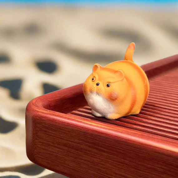 Фигурка Котик Шымкентский, глина, 7 см