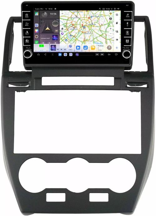 Магнитола для Land Rover Freelander 2007-2012 (взамен монохрома) - Kuberg SF-9302 (кнопки и крутилки) Android 13, Быстрая, CarPlay, 4G SIM-слот