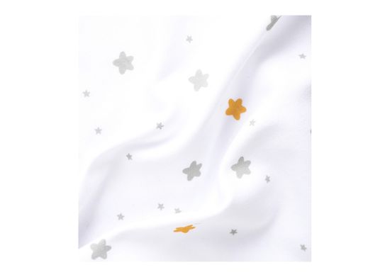 Простынь для кроватки KIDI soft от 0 до 4 лет, размер 63*133 см (звёзды микс, трикотаж)