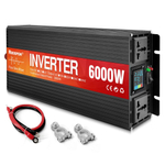 Инвертор 12V-220V 6000W черно-красный RDDSPON