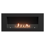 Каминокомплект:Биокамин Firelight BFP/W-110+Набор керамических камней М, черные