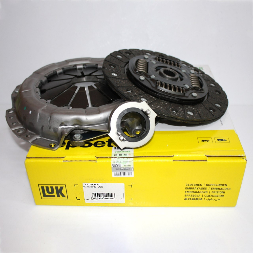 Сцепление в сборе LUK 622322900 для Hyundai Solaris, i30, Kia Rio, Хендай Солярис, Киа Рио
