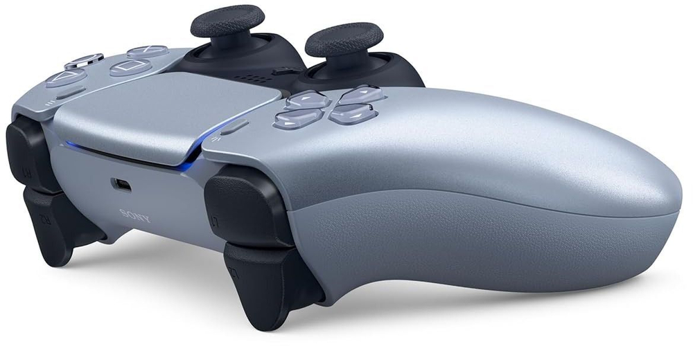 Беспроводной геймпад Dualsense Controller для PS5 (Sterling Silver - Монетный серебряный, CFI-ZCT1W: SIEE)