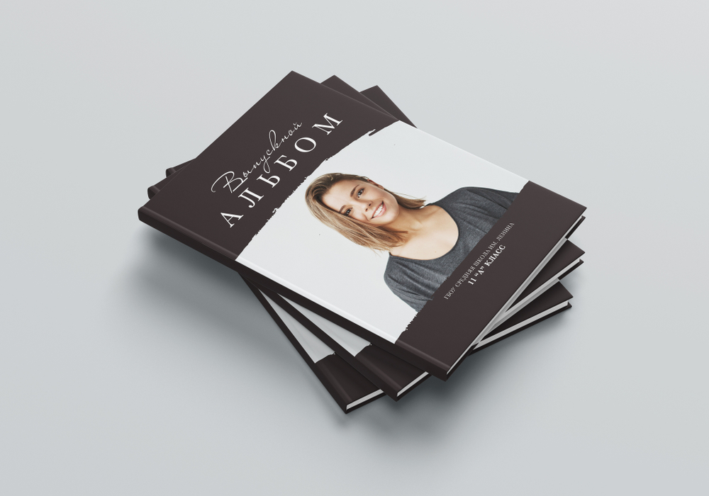 PSD-Шаблон фотокниги "BLACK&WHITE"