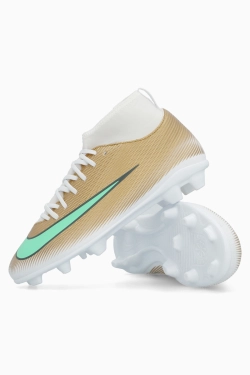 Бутсы Nike Zoom Mercurial Superfly 11 Club Mbappe FG/MG Junior - золотой