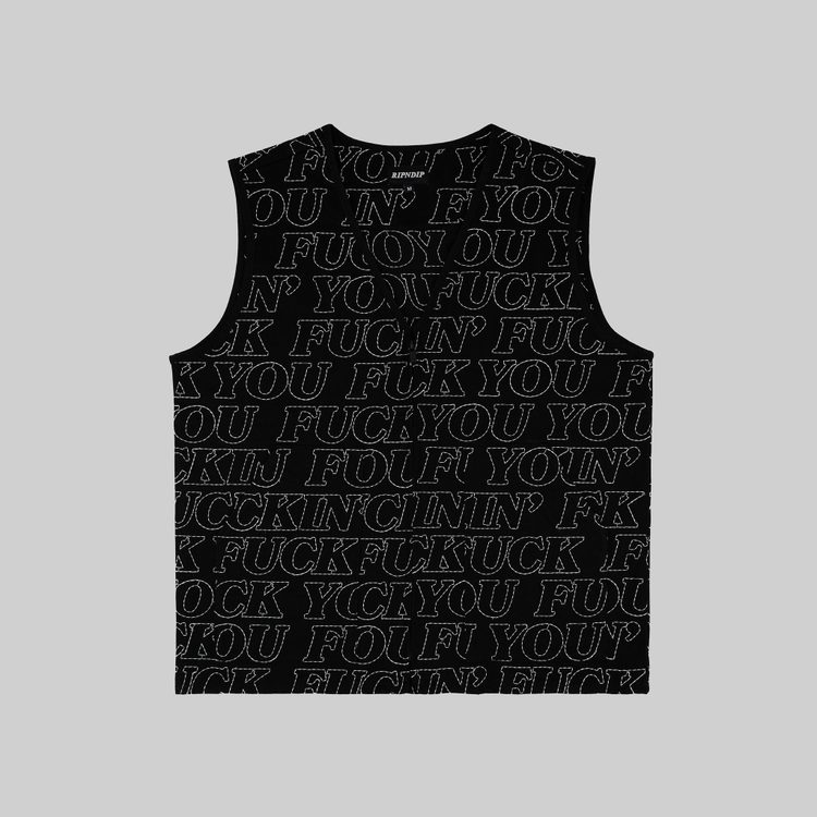 Жилет мужской Ripndip Fuckin Fuck Quilted Vest артикул:RND10057 - купить в магазине Дайс