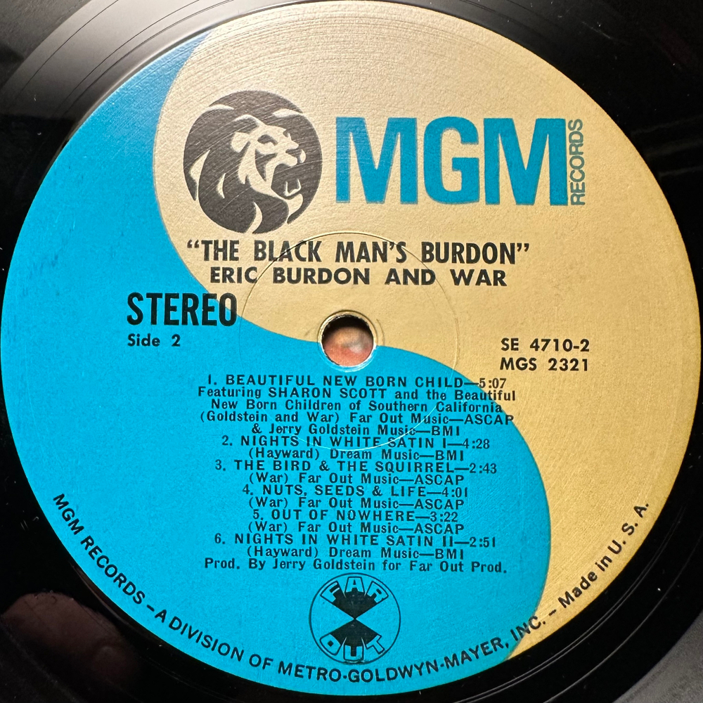 Eric Burdon And War - The Black-Man's Burdon 2LP (США 1970г.)