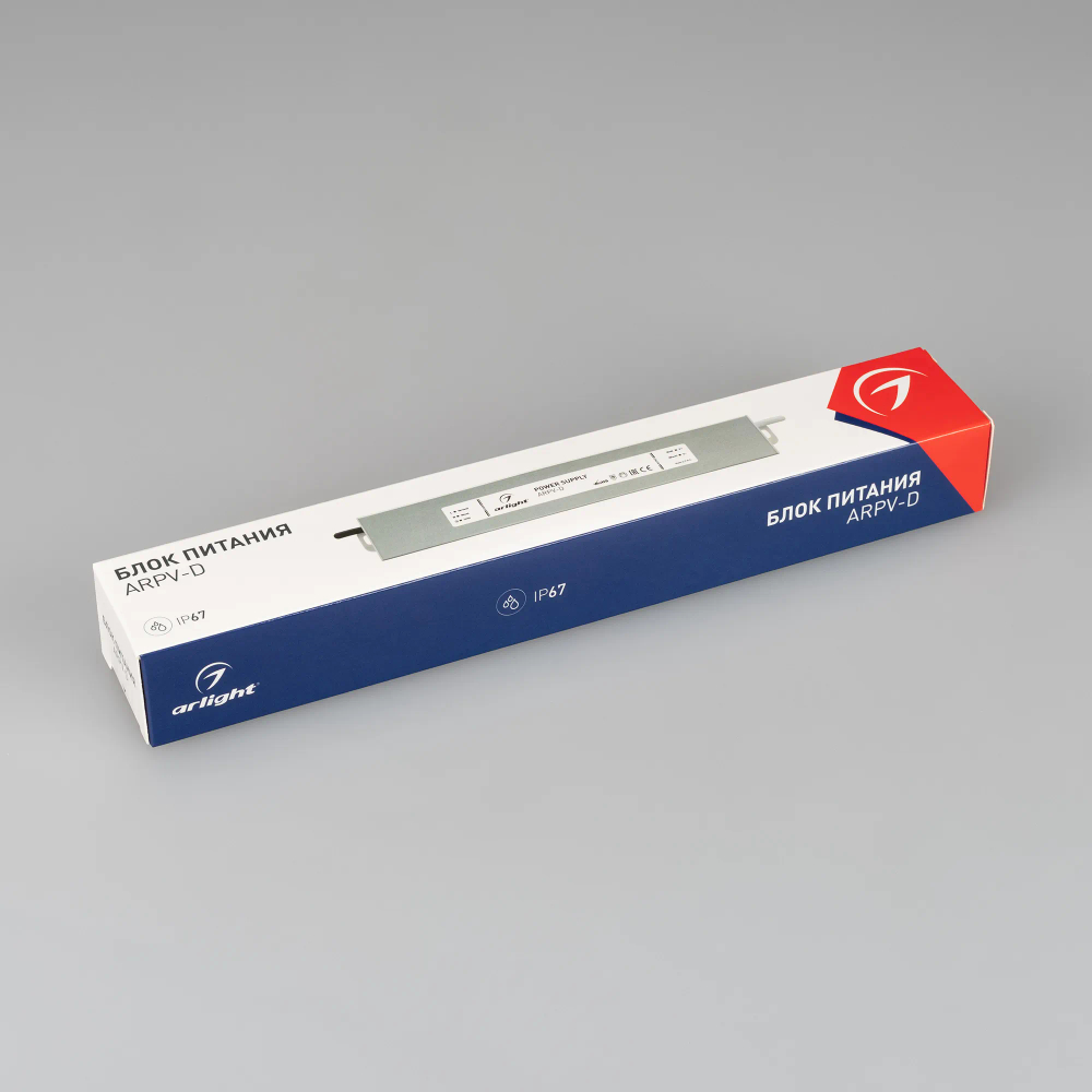 Блок питания ARPV-24080-SLIM-D (24V, 3.3A, 80W) (Arlight, IP67 Металл, 3 года) 025745(1)