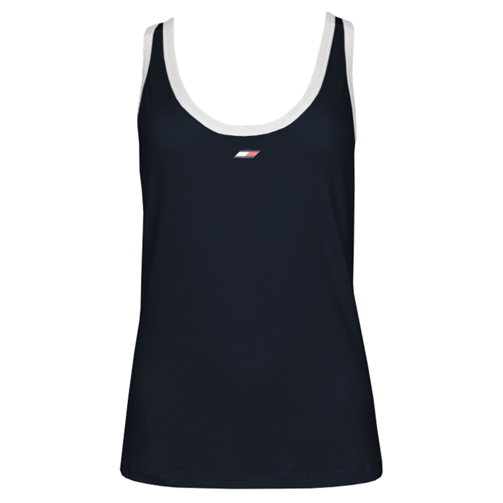 Женский теннисный топ Tommy Hilfiger Essential Regular Tank — desert sky