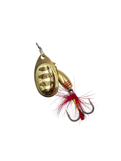 Блесна вращающаяся Savage Gear Rotex Spinner №4 цвет 03 Gold вес 11 г для ловли окуня, голавля, язя, жереха и щуки