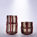Ваза Tatis burgundy S