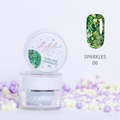 Гель-лак ТМ "HIT gel" №06 Sparkles, 5 мл