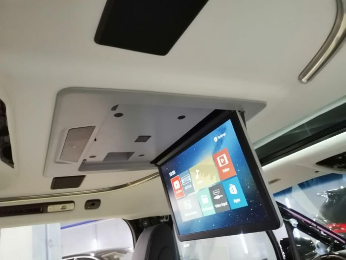 Монитор потолочный моторизированный для Toyota Alphard - ERGO ER15AFL 15,6" (1920х1080 FullHD, Android, ) серый