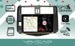 Магнитола для Toyota Land Cruiser Prado 150 2009-2013 (рамка черная) - Vaycar VA77-0065 на Android 13, Быстрая, 4G SIM-слот