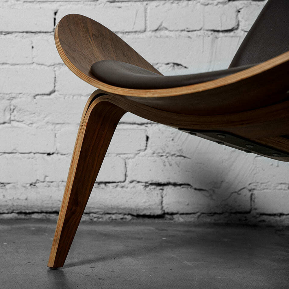 Стул Roomers Furniture Шелл bls-01/a535walnut