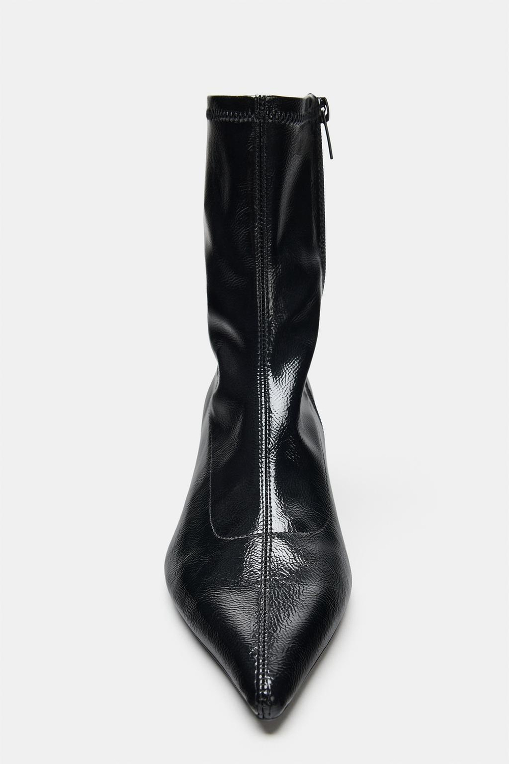 ZARA БОТИЛЬОНЫ НА КАБЛУКЕ, ЧЕРНЫЙ