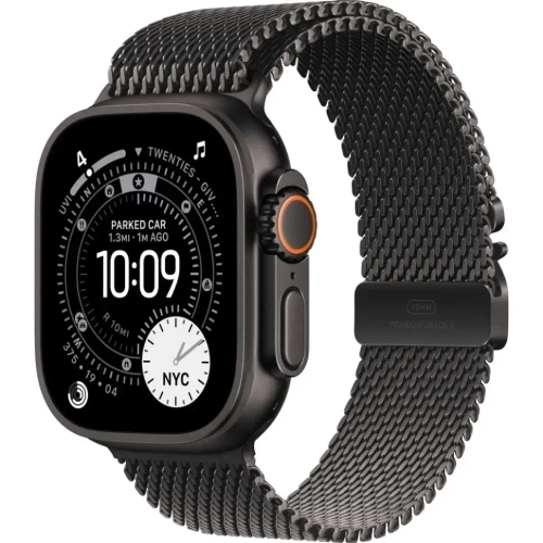 Watch Ultra 3 49mm Black-Milanise Band