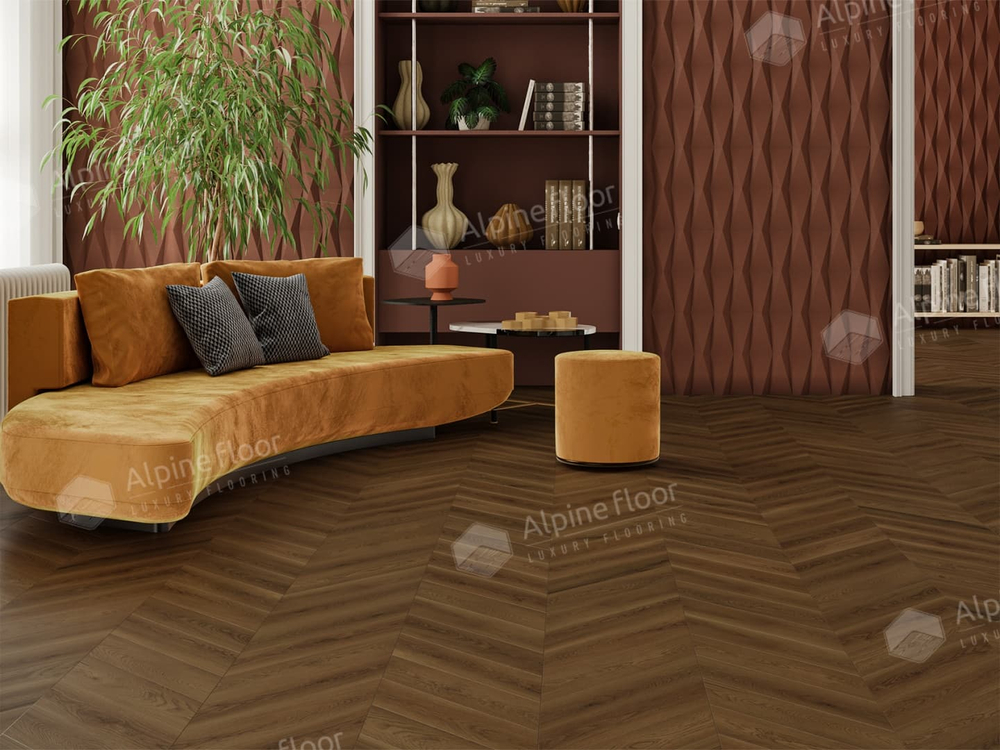 Ламинат Alpine Floor Chevron Art 12 мм Дуб Денали 1.232 м2