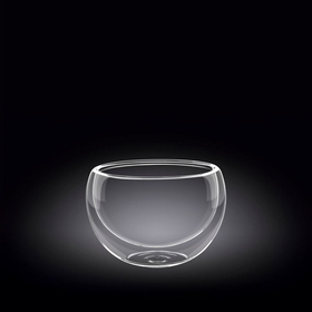 Салатник d =85 мм. 250 мл. с дв. стенками Thermo Glass Wilmax (57622)