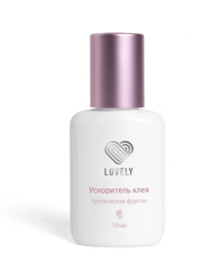 Ускоритель клея Lovely с ароматом тропических фруктов 15 мл