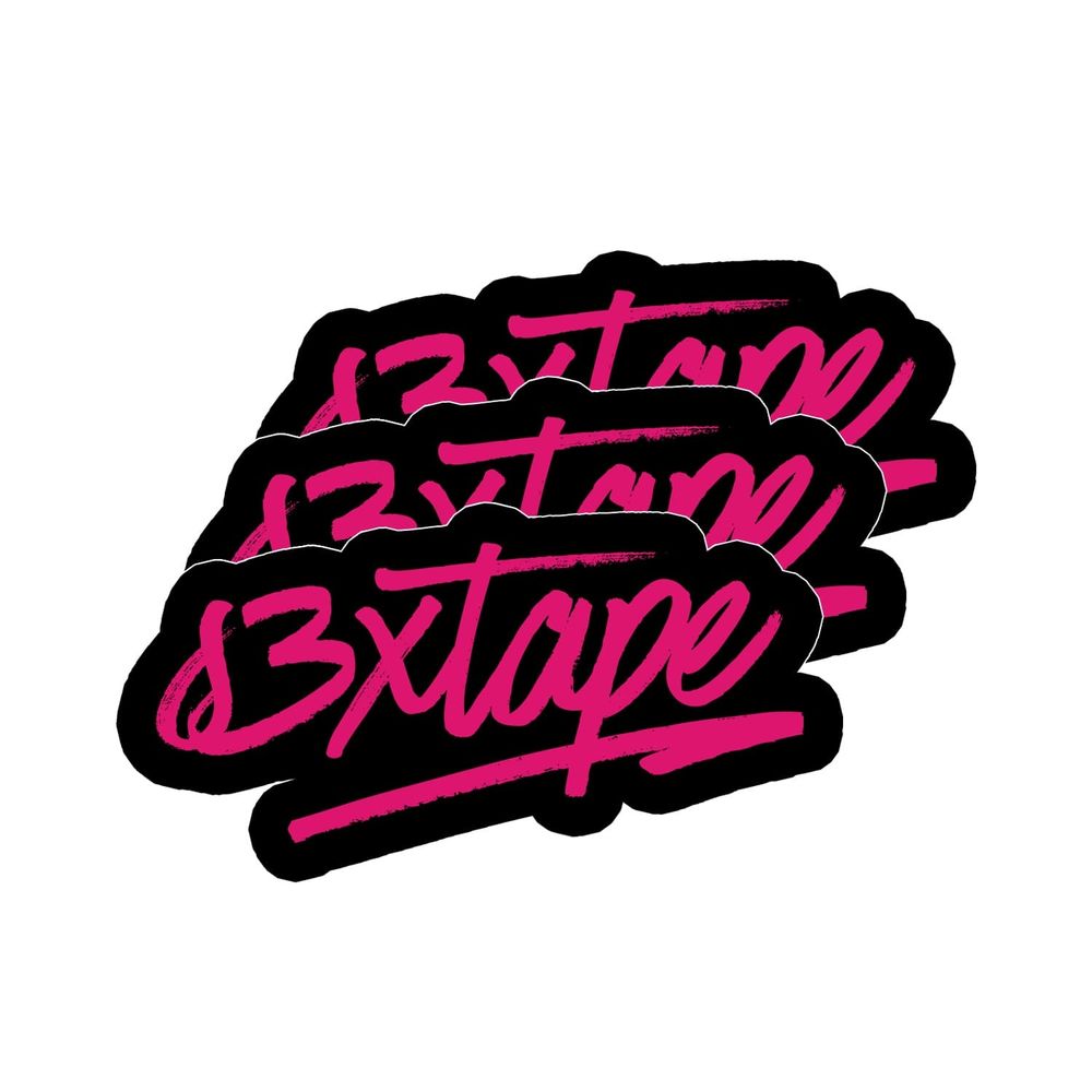Стикер "s3xtape" Стикер "s3xtape"
