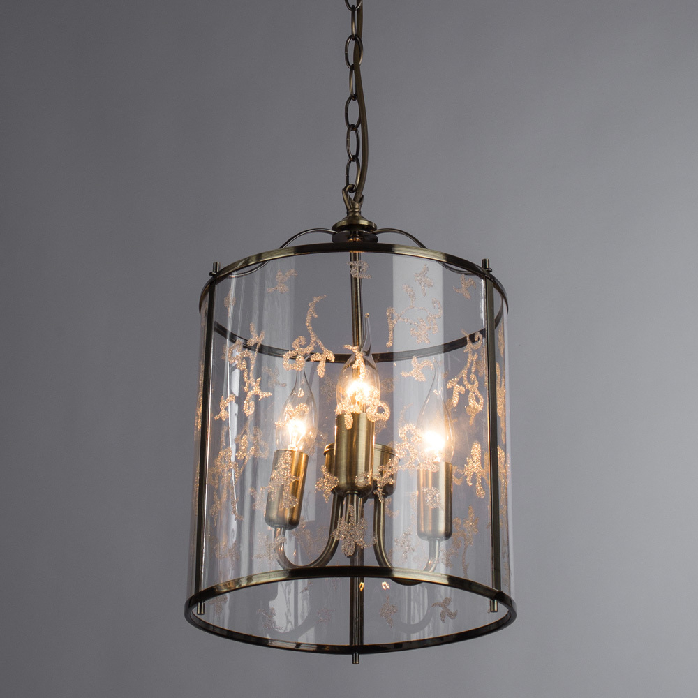 Светильник подвесной Arte Lamp Bruno A8286SP-3AB