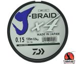 Леска плетеная J-Braid X4E 0.21mm-135m d.-gr.