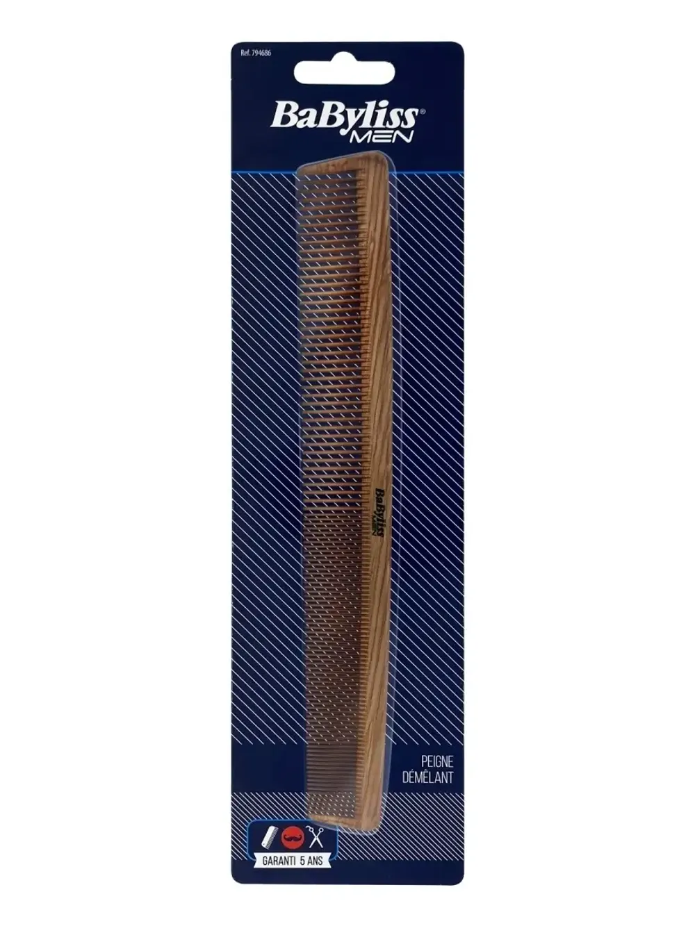 Гребень для волос мужской BaByliss Peigne démêloir