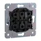 Выключатель трехклавишный KRANZ Miele Round Шелк KR-78-0707-7