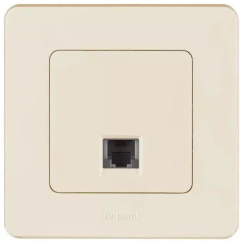 INSPIRIA Розетка RJ11 слоновая кость 673821