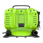 Компрессор автомобильный аккумуляторный Greenworks Арт. 3400807, 24V / 12V (от прикуривателя автомобиля), без АКБ и ЗУ в сумке
