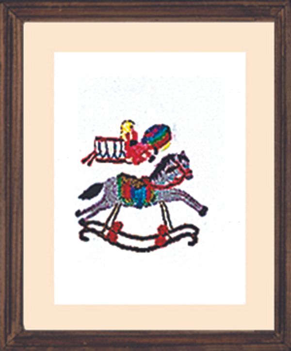 Набор для вышивания нитками Le Bonheur des Dames, Le cheval (Лошадка), 7х9 см