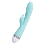 Мятный вибратор-кролик 22см ToyFa Flovetta Iris 457702