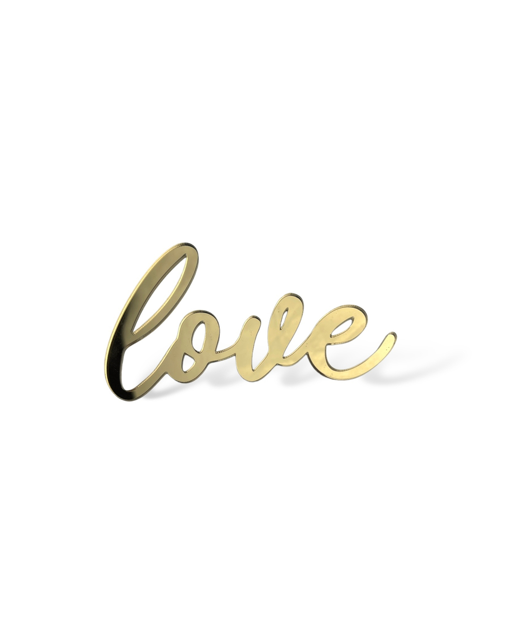 Топпер на торец "Love" акрил 10см
