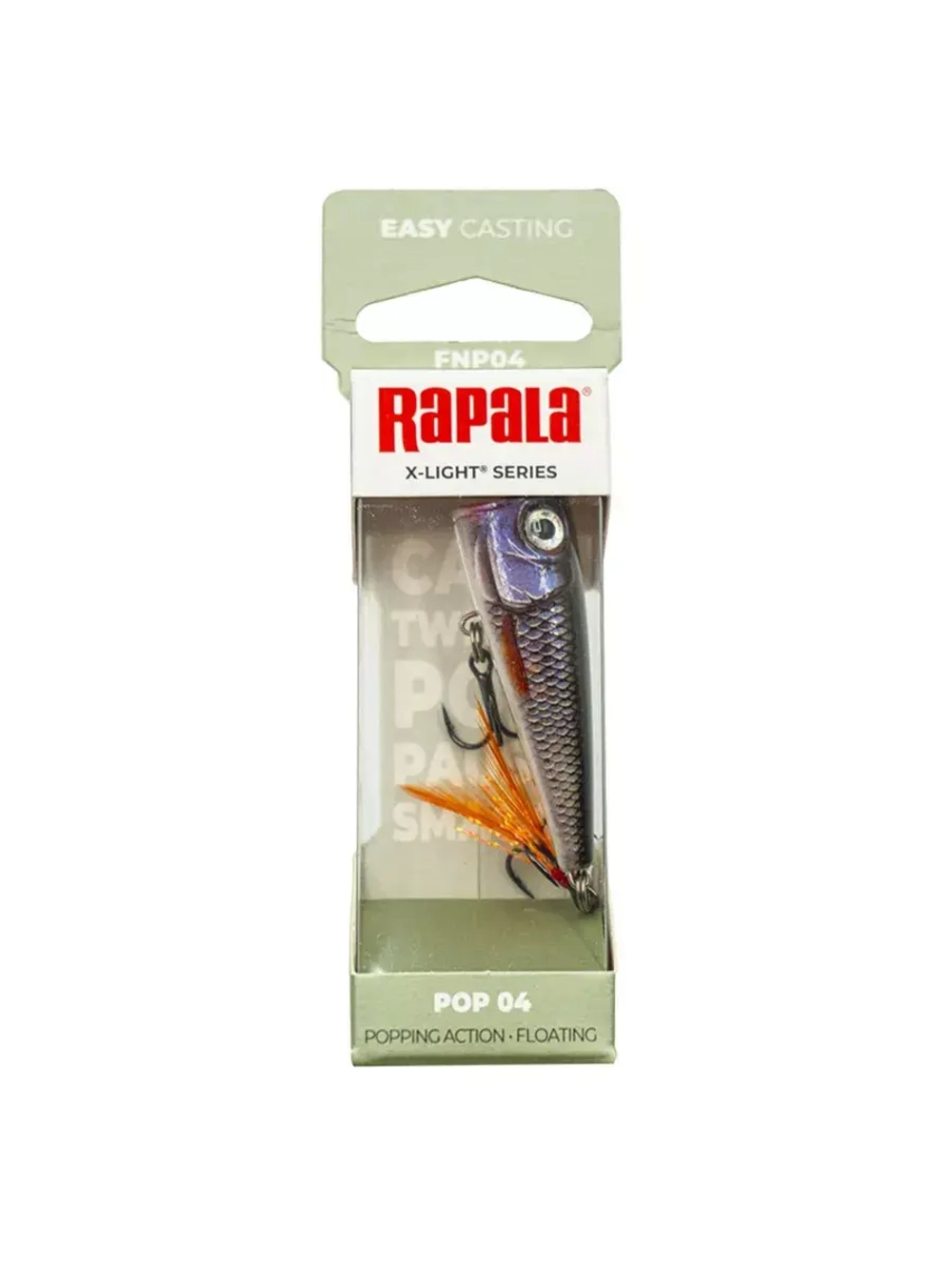 Воблер RAPALA X-Light Pop 04 /RH