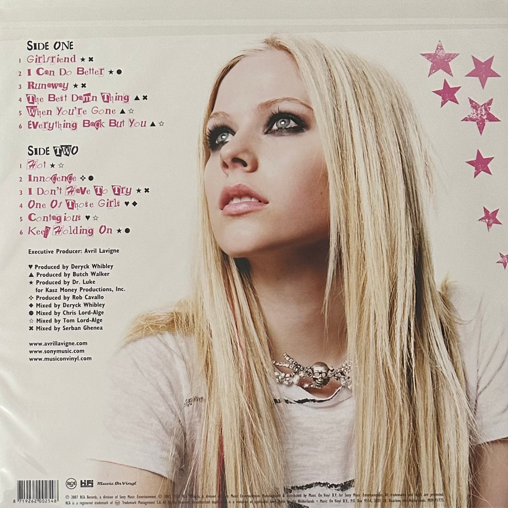 Avril Lavigne ‎– The Best Damn Thing (Голландия 2017г.)