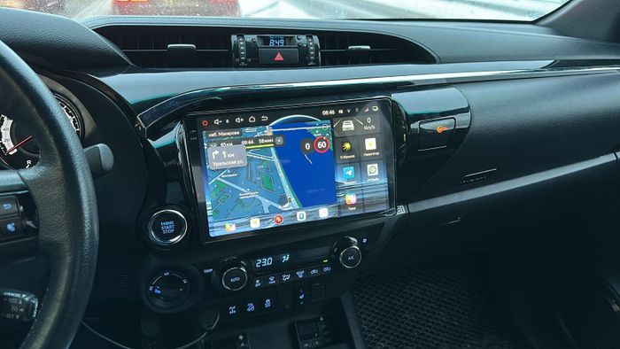 Магнитола для Toyota Hilux 8 2015-2023+ - Redpower 85186 PRO/PROmax ТОП звук, 2K QLED, Android 14, Быстрейшая, CarPlay, 4G SIM-слот