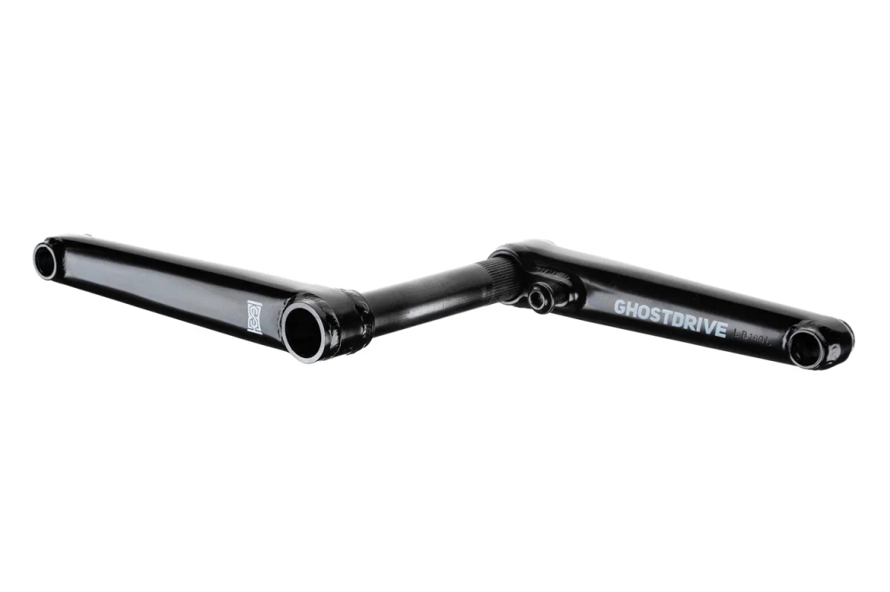 Шатуны BMX TSB Ghost drive cranks двухэлементные 160 mm RHD/LHD полый 22 мм вал, 48 шлицев, вес в сборе 846 гр, черн. TSB NEW