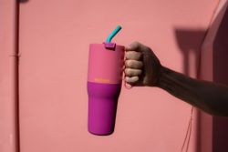 Термостакан Klean Kanteen Rise Tumbler 36oz Straw Lid (1065 мл) Pink Lemonade Kaleidoscope