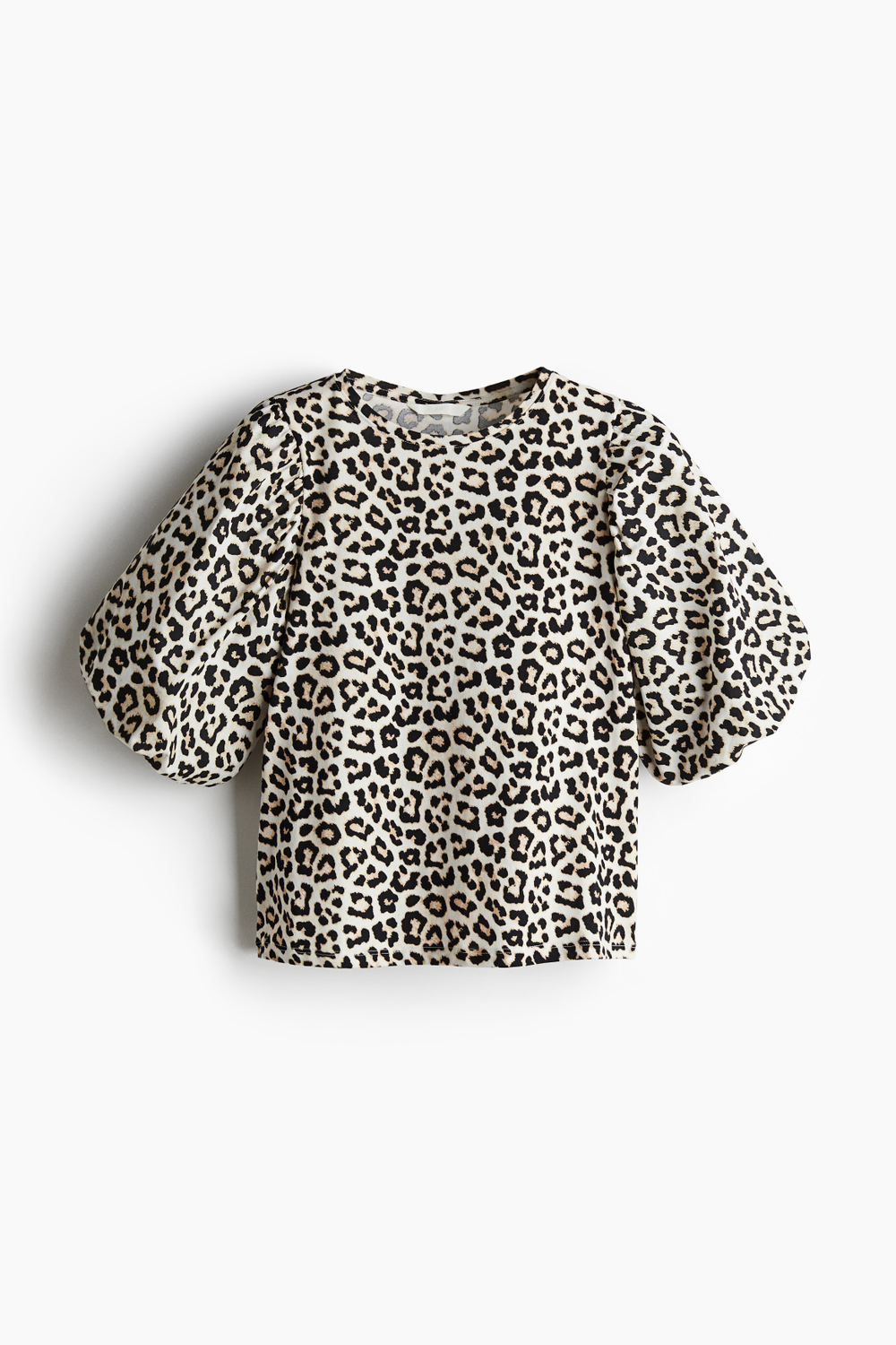 Топ с рукавами-баллонами - H&M