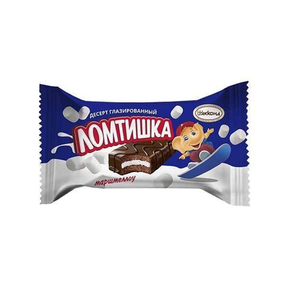 Десерт глазированный Ломтишка Акконд Маршмеллоу вес