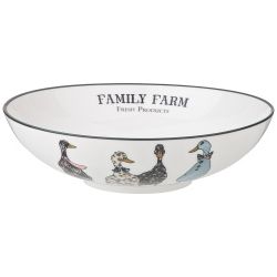 ТАРЕЛКА СУПОВАЯ LEFARD "FAMILY FARM" 18*5 СМ В ФОРМЕ САЛАТНИКА(КОР=24ШТ.)