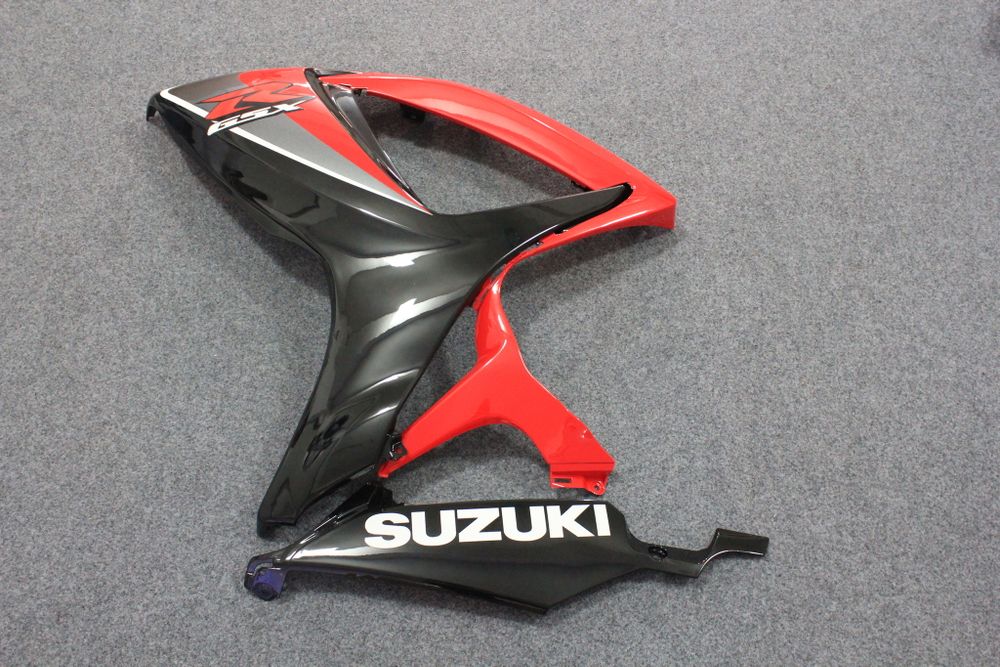 Комплект пластика для мотоцикла Suzuki GSX-R600/750 06-07 Красно-Черный COLOR+